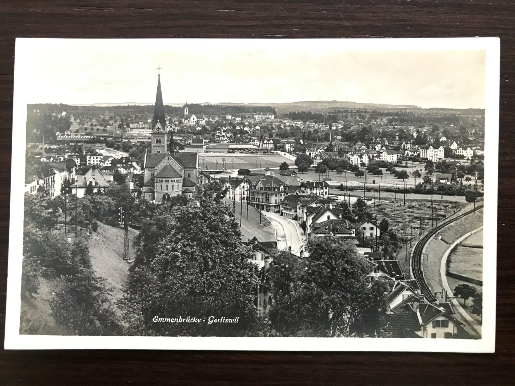 Ansichtskarten: EMMENBRÜCKE - GERLISWIL 1929 – Gebraucht aus Wald ZH von