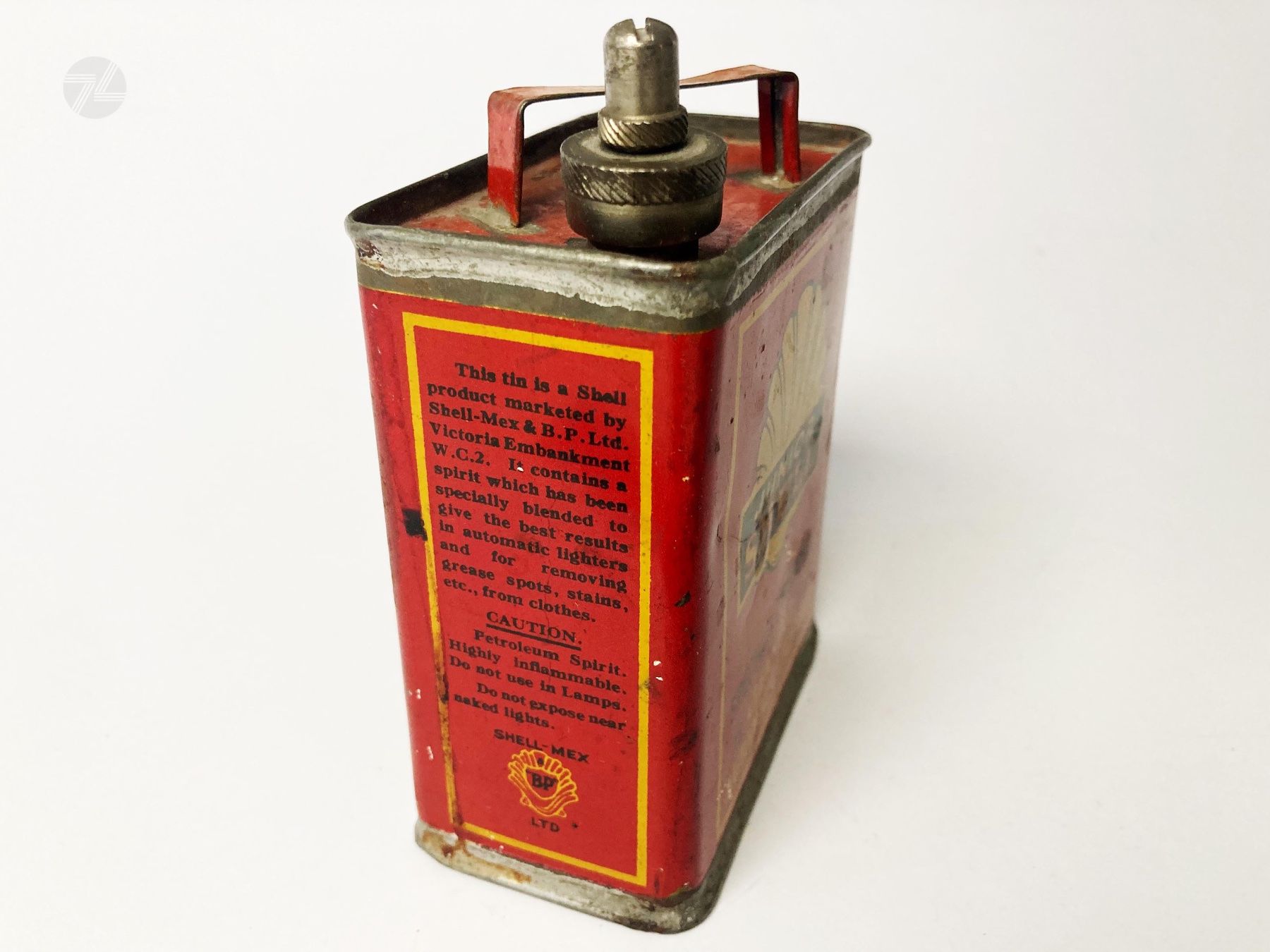 Shell Schilder: Junior Shell Dose Blechdose Cleaning & Automatic Lighters – Gebraucht aus Wetzikon ZH von cyan74 2