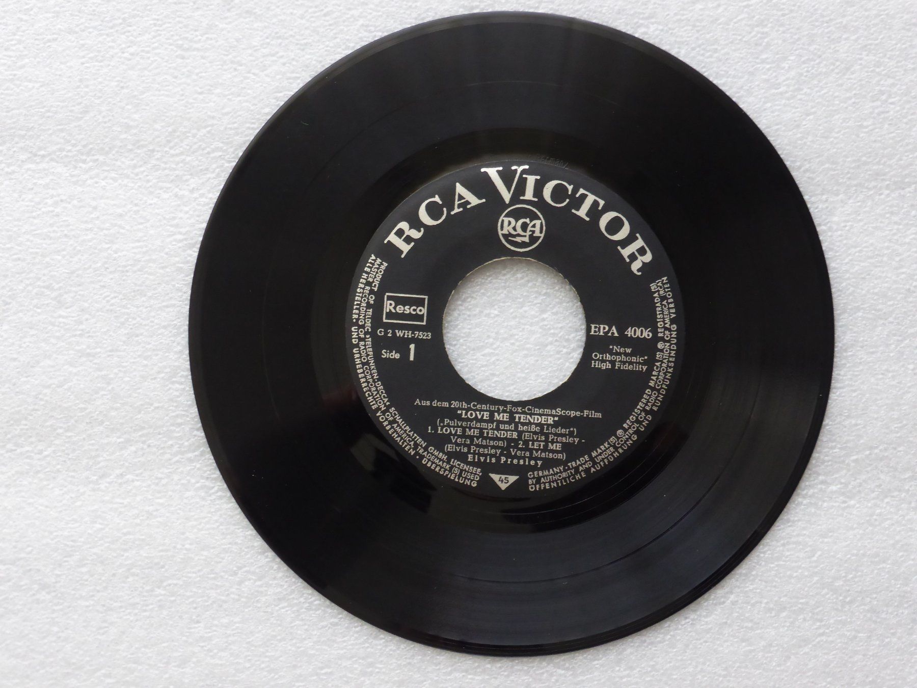 Dischi in vinile: Vinyl Single   EP   ELVIS PRESLEY – Usato da Küssnacht am Rigi venduto da Mondkinder 1