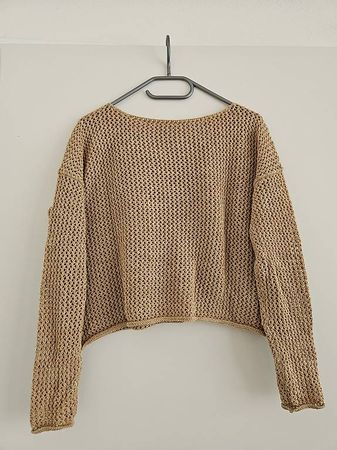 Strickpulli Beige