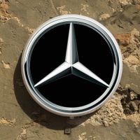 MERCEDES BENZ SCHWARZ LED Leuchtreklame Vintage Style
