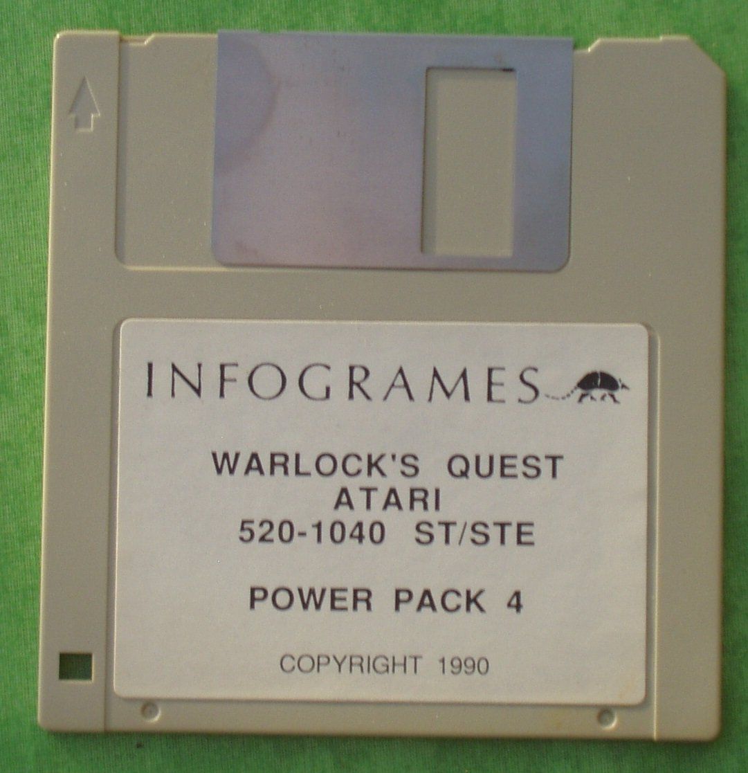 Atari Giochi: Disquette ATARI warlock’s quest – Usato da Boussens venduto da catfood01
