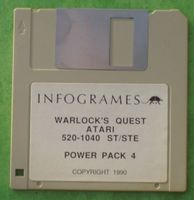 Disquette ATARI warlock’s quest