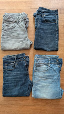 Jeans 4er-Set Herren G-Star RaW 3301, Gr. W30