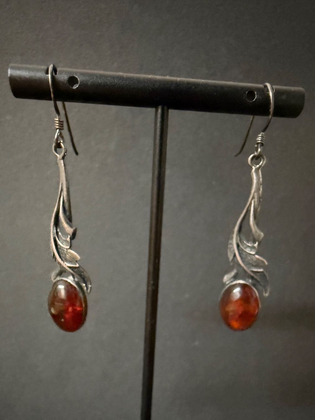 Orecchini pendenti & Orecchini a lobo: Vintage Silber Ohrringe mit Bernstein 925 – Usato da Spiegel b. Bern venduto da Rogger72