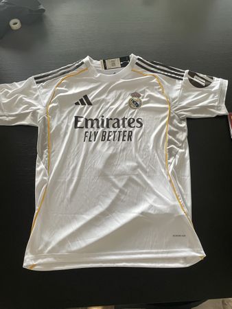 Maillot De Foot Maroc Maillot Domicile Real Madrid 2025-2026 - Adidas, Taille S à XXL, Neuf Avec étiquettes Maillot Foot Homme
