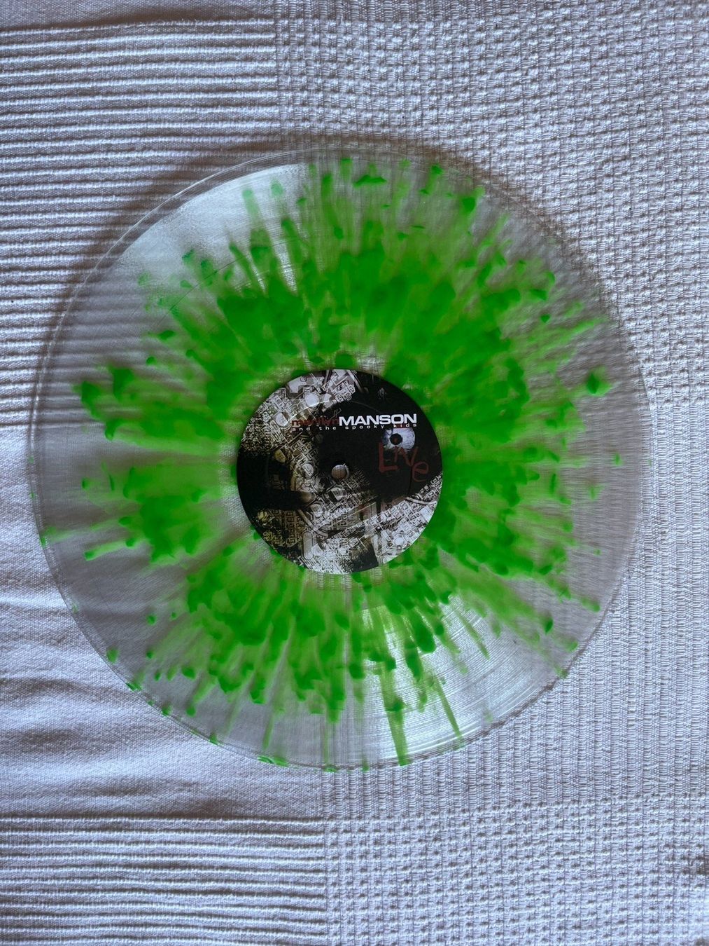 Dischi in vinile: Marilyn Manson - Live Vinyl LP Splatter – Usato da Effretikon venduto da ChrisLamberger 1