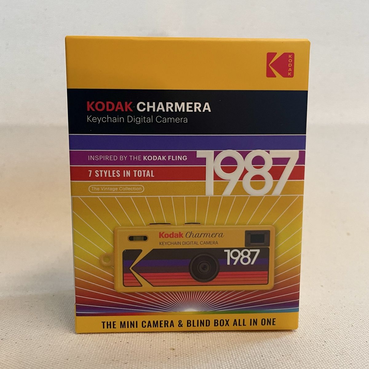 Silikon-Schutzhülle Für Kodak Charmera Keychain-Kamera – Blau, Mit Karabiner, Stoßfest & Passgenau