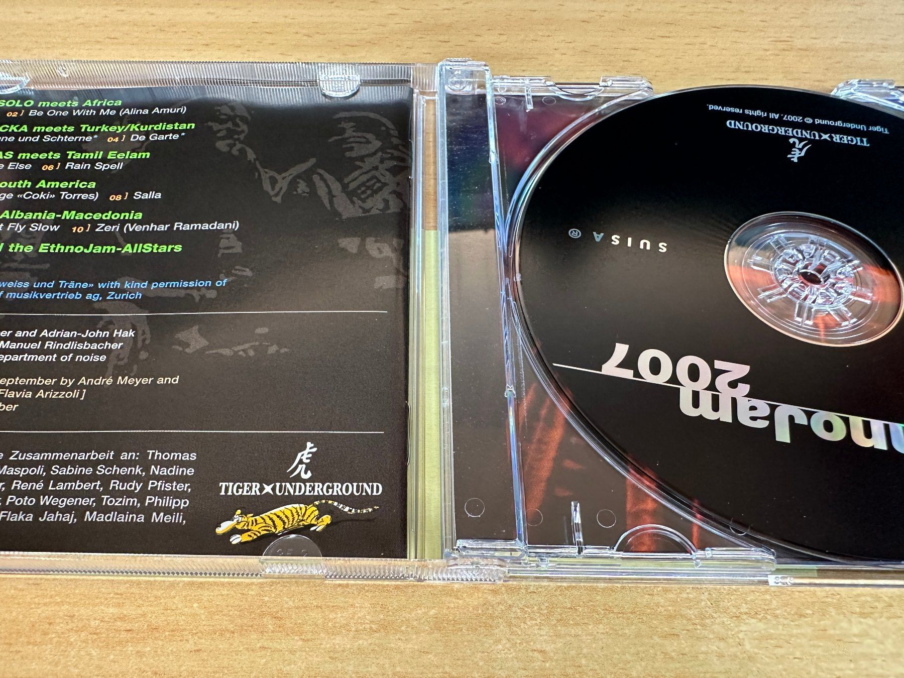 CD: Various – EthnoJam 2007 – Usato da Rikon im Tösstal venduto da Alpenmutz 2