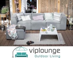 Allwetter Stoff Sofa - Outdoor Loungeset