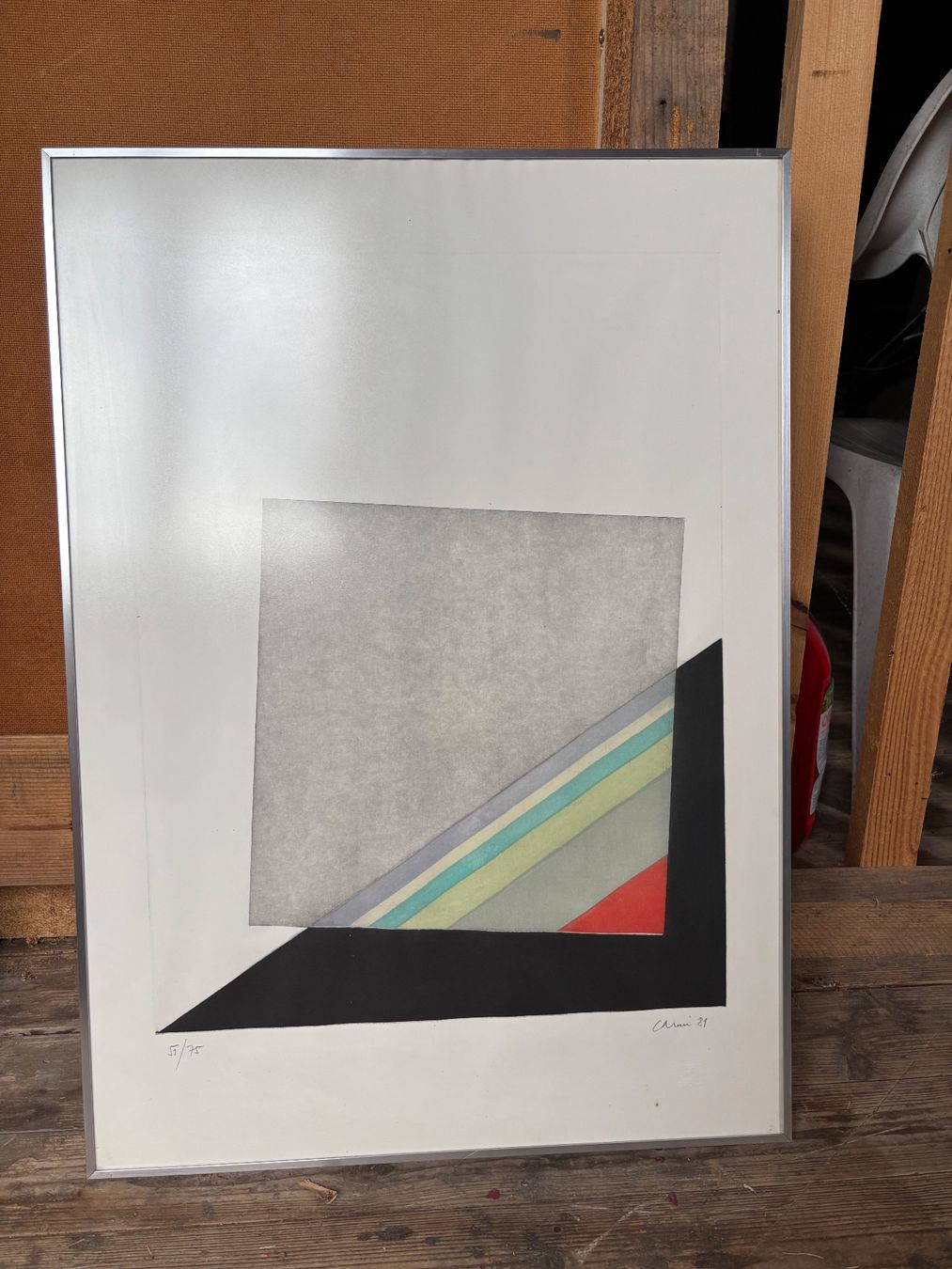 Grafica & Litografie: Lithographie Eugenio Carmi 1981 Original – Usato da Hinwil venduto da DaniBachman