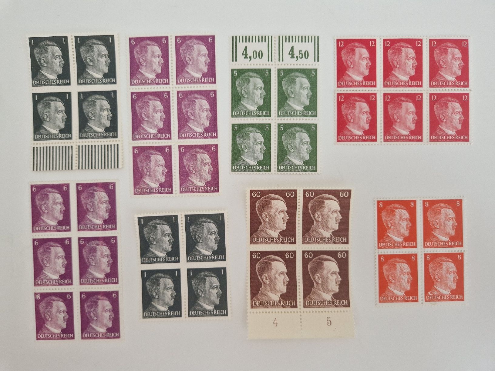 Tutti i francobolli: Deutsches Reich Adolf Hitler Blöcke postfrisch – Nuovo (secondo la descrizione) da St. Gallen venduto da Enrico_SG