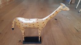 Dekofigur Giraffe handbemalt 38 cm guter Zustand