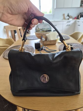 Coccinelle-  Black Leather Bag-