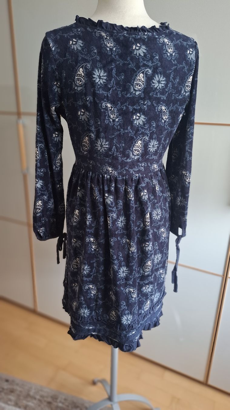 Odd Molly Kleider: Odd Molly Samt Kleid, Grösse 2, Dunkelblau – Gebraucht aus Balzers von silviahuaraz 2