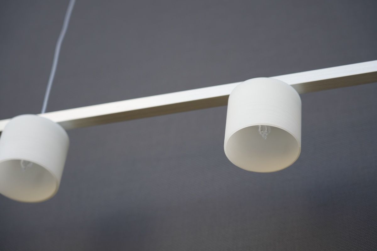 Kronleuchter & Deckenlampen: Hängeleuchte mit 5 Spots aus Glas – Gebraucht aus Oberwil BL von A.Kaiser 1