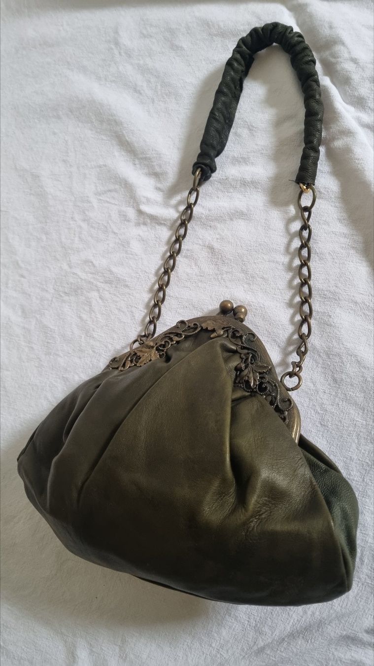 Borse da donna: Vintage Style Leder Handtasche – Nuovo (secondo la descrizione) da Zürich venduto da Bunnysat