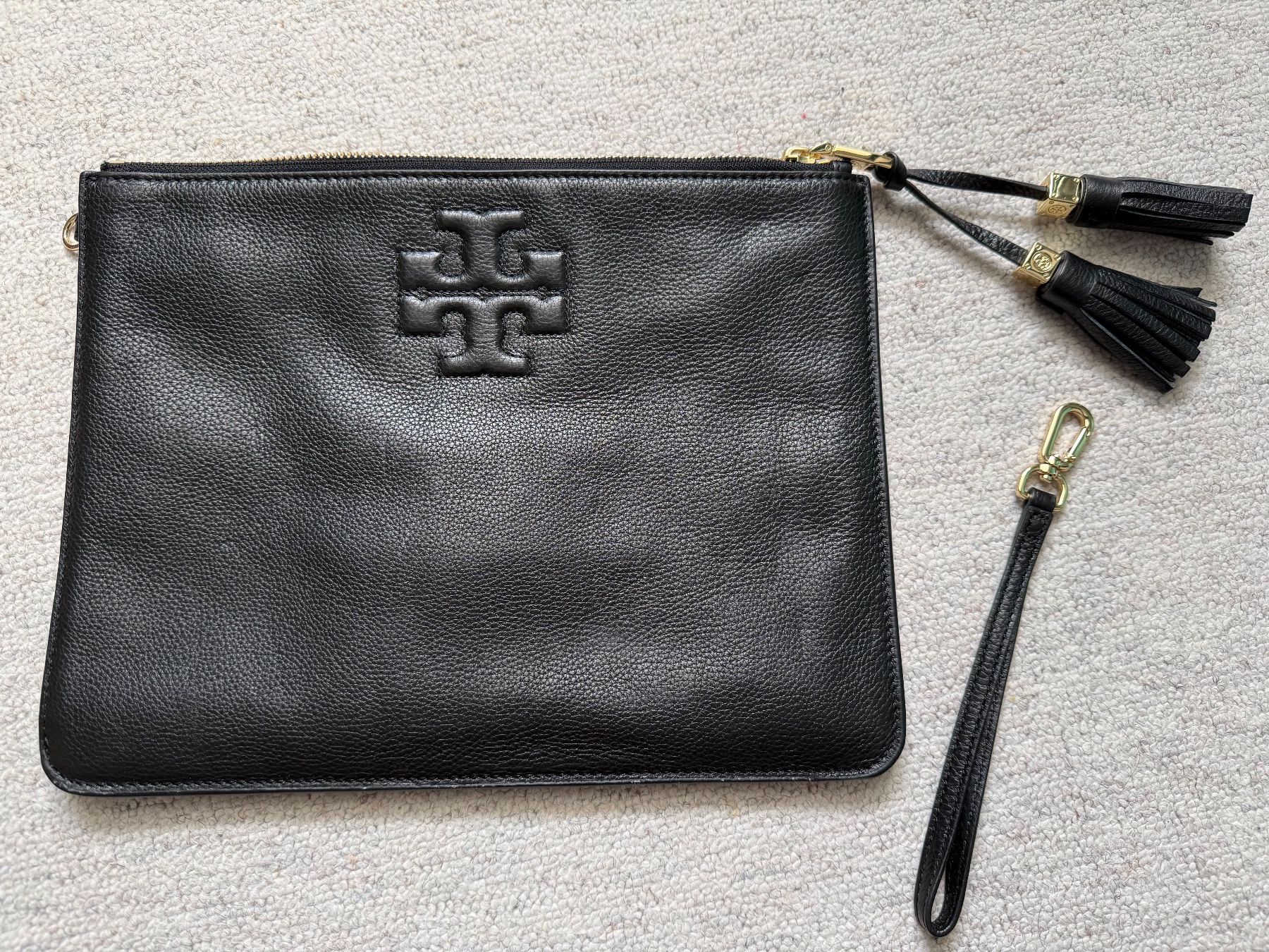 Tory Burch Borse da donna: Pochette " Tory Burch " cuir noir Tasche – Nuovo (secondo la descrizione) da Echandens venduto da pepite30