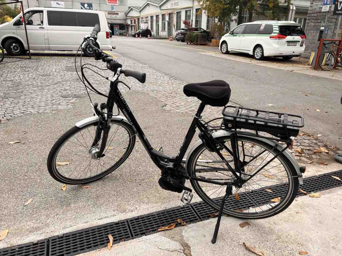 Hercules Vélos: Hercules Rob Fold E-Bike, Black, Acceptable Condition – D'occasion à Arlesheim par lea_m62d