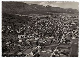 Lengnau bei Biel, Flugaufnahme um 1945-50