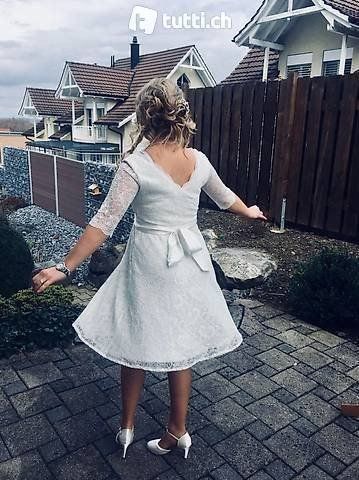 Vestiti: Schwangerschaftshochzeitkleid – Usato da Rheineck venduto da Princessaitaliana
