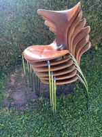 🪑six chaises en cuir