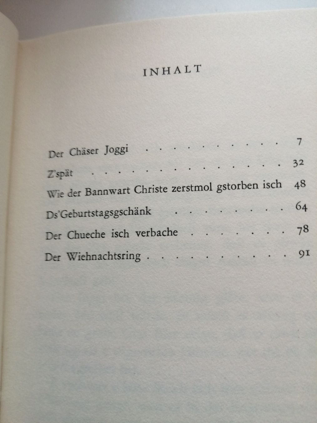 Libri: Walter Marti - Ämmeluft, berndütschi Gschichte – Usato da Honau venduto da holunder3 2