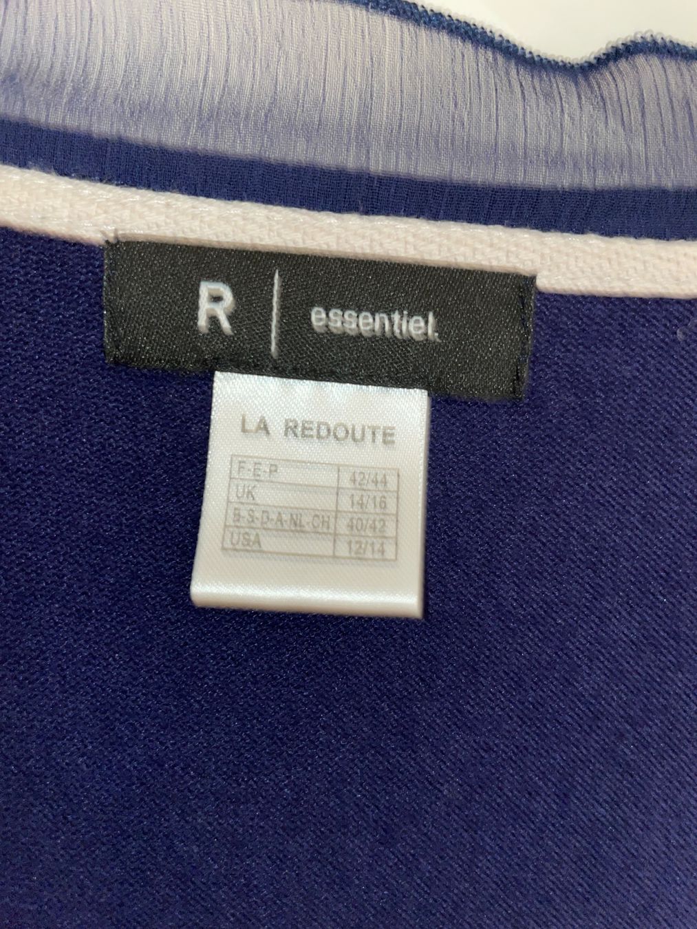 La Redoute Giacche: Dunkelblaue Strickjacke – Usato da Fislisbach venduto da arse 5