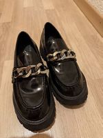 Schöne schwarze Loafer von Jeffrey Campbell, Grösse 36