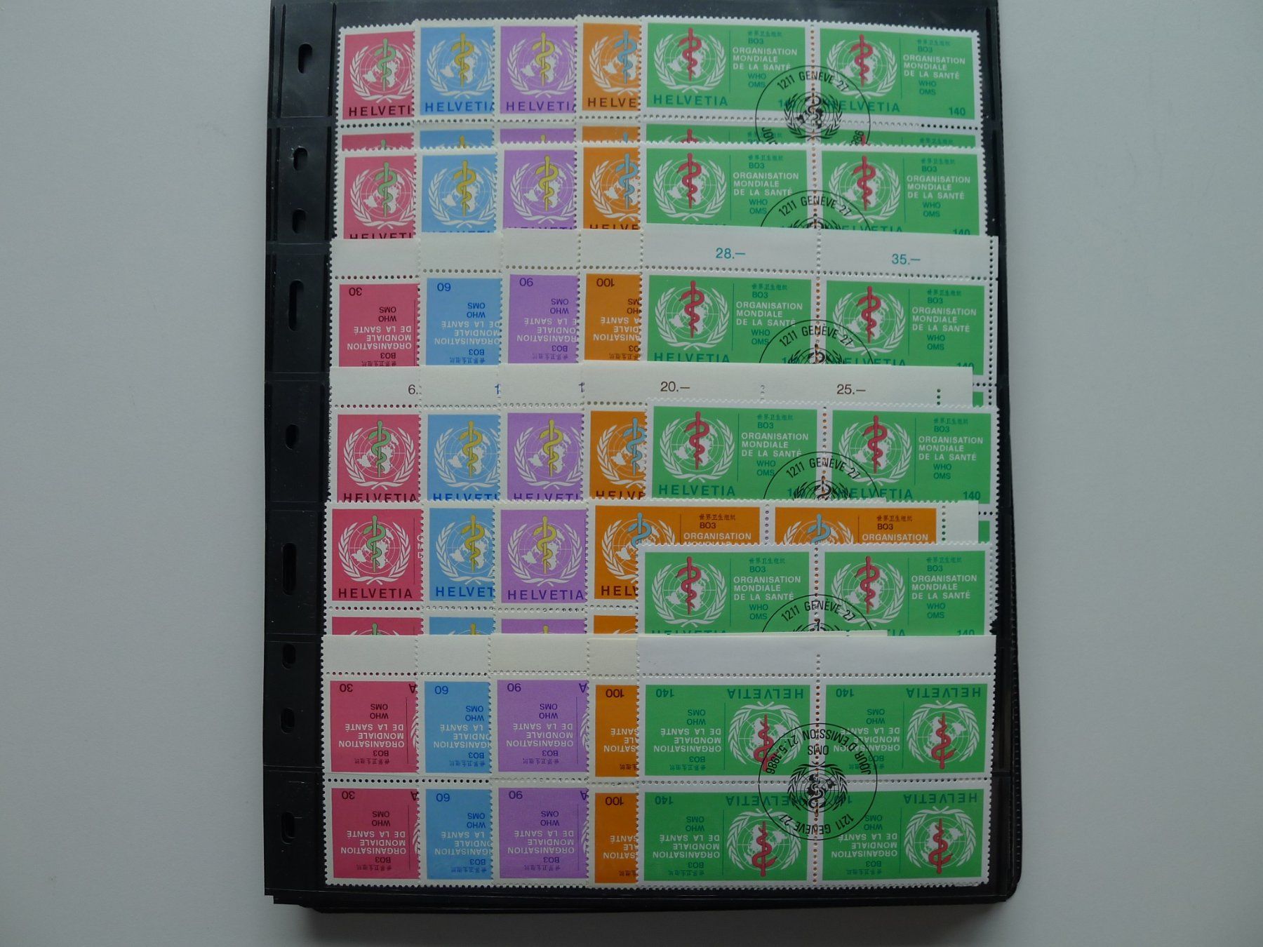 Tutti i francobolli: Sammlung Genfer Ämter mit 25 Bilder – Usato da Dagmersellen venduto da q1w2e3r4 3