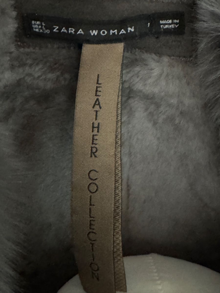Zara Cappotti: Lammfelljacke anthrazit grau – Nuovo (secondo la descrizione) da Muttenz venduto da einfach-schoen 5