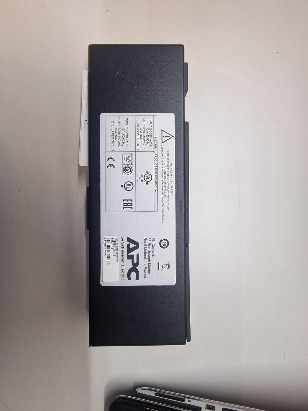 Apc Alimentazione elettrica: APC PDU AP6015A – Nuovo (secondo la descrizione) da Nussbaumen AG venduto da brunofresco 1