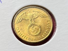 Drittes Reich 5 Reichspfennig 1937 A (Berlin) unz