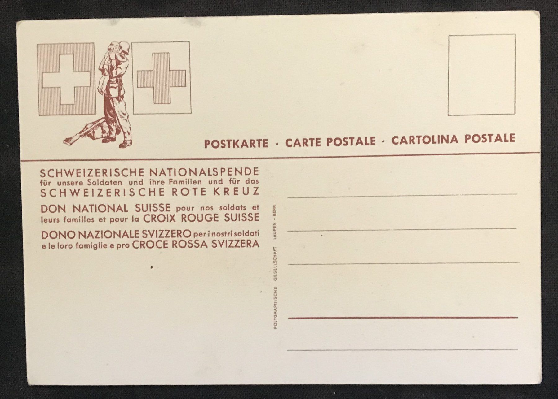 Tutti i francobolli: POSTKARTE ROTES KREUZ – Usato da Ostermundigen venduto da wini63 1