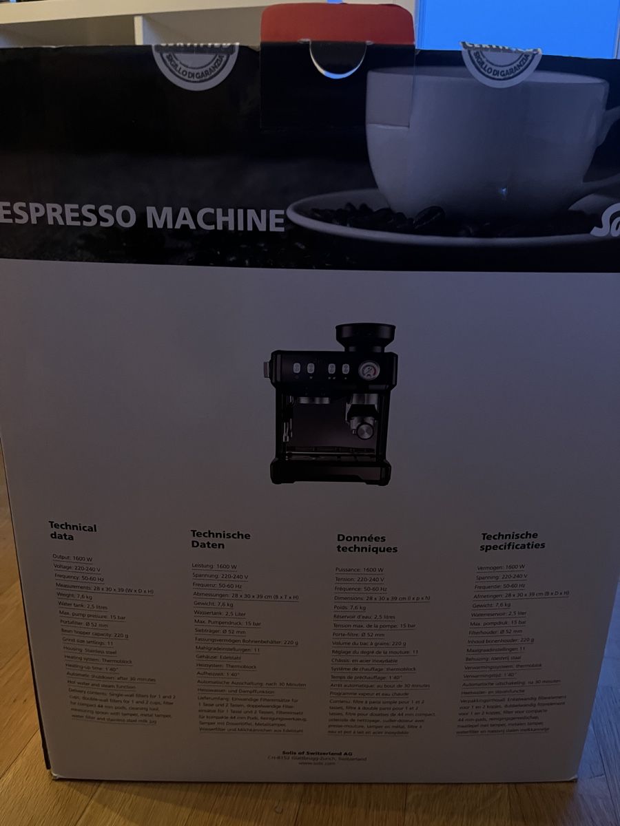 Solis Macchine per caffè & Macchine per espresso: Solis Grind and Infuse  – Nuovo (secondo la descrizione) da La Tour-de-Peilz venduto da vkirgi 3