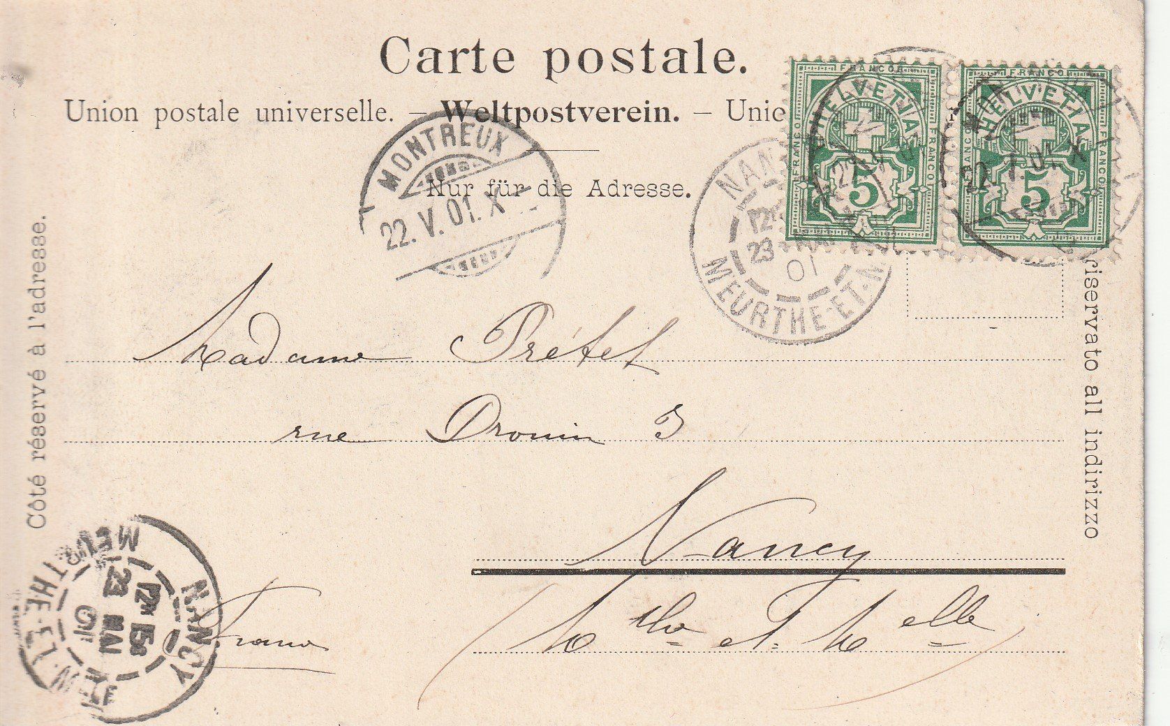 Cartoline postali: Simplon-Hospiz-1901- Wallis – Usato da uttwil venduto da koe_z8jm 1