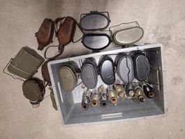 Lot Gamellen und Feldflaschen Militär / Armee