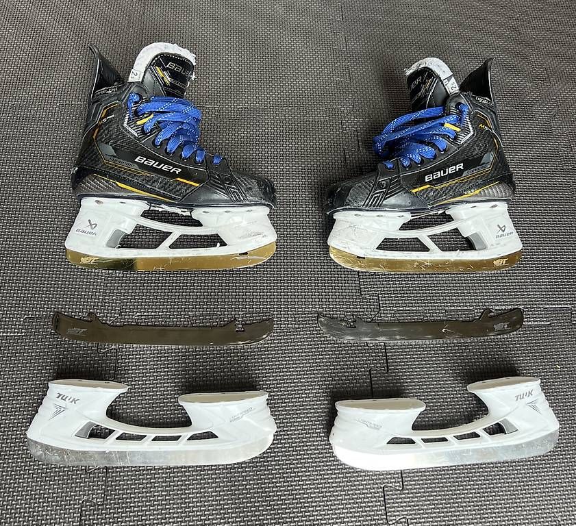 Pattini da ghiaccio: Bauer M5 Pro 2.5EE with 2 BladeTech blades – Usato da Sigirino venduto da mag_96wh