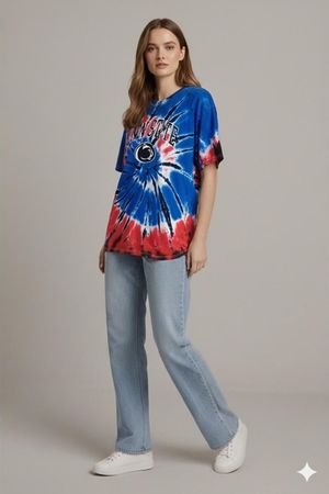 Penn State Tie-Dye T-Shirt von Colortone - Größe L
