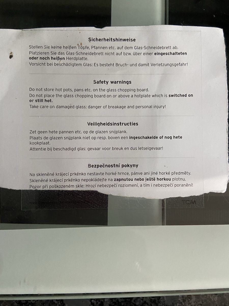 Piatti di portata: Glasplatten – Nuovo (secondo la descrizione) da Dachsen venduto da Jimmy0 1