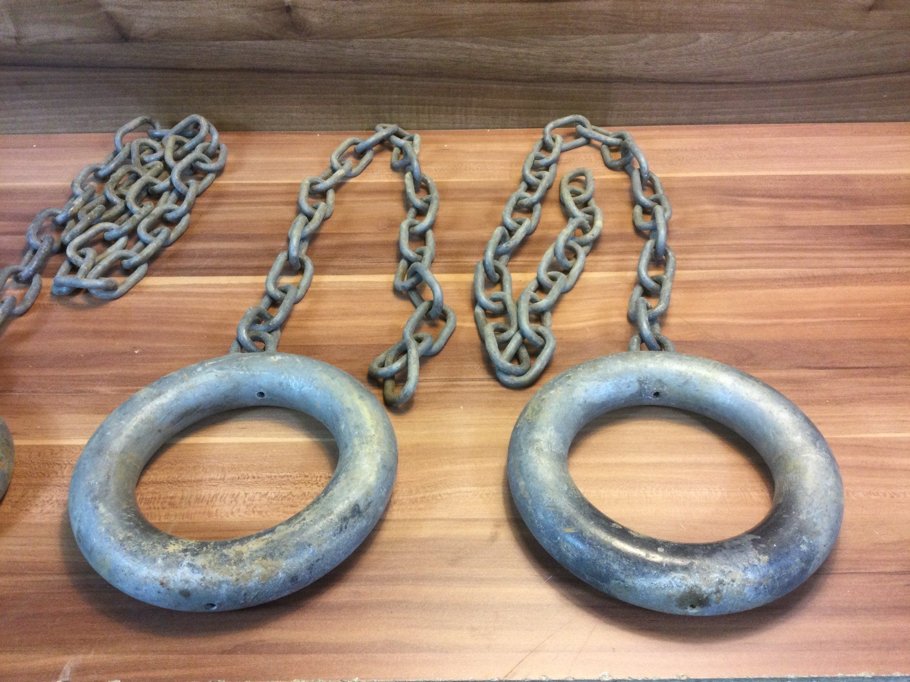 Attrezzi da lavoro: Gebrauchte Ringe mit Kette aus Eisen – Usato da Wangen SZ venduto da kuriosum12 4
