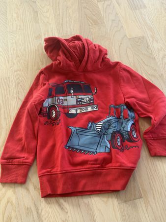 Kinder Kapuzenpullover C&A rot Grösse 122 gut erhalten