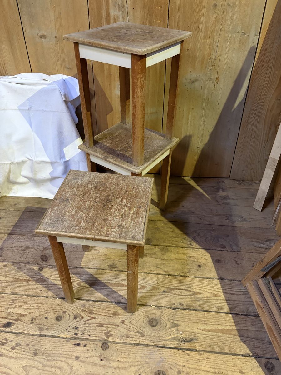 Sgabelli: 3 originale Küchen Taburettli Hocker – Usato da Laupen ZH venduto da atmagym