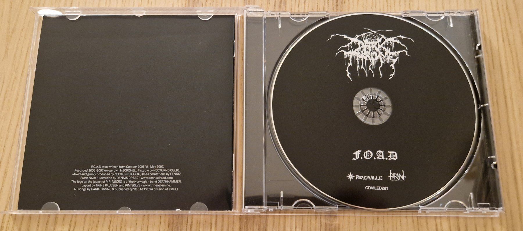 CD: Darkthrone – F.O.A.D. (CD) – Usato da Luzern venduto da Belethors_GenGoods 1
