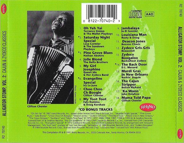 CD: CD: ALLIGATOR STOMP - Vol. 2 – Nuovo (secondo la descrizione) da Frenkendorf venduto da Yard-Sale-2000 1