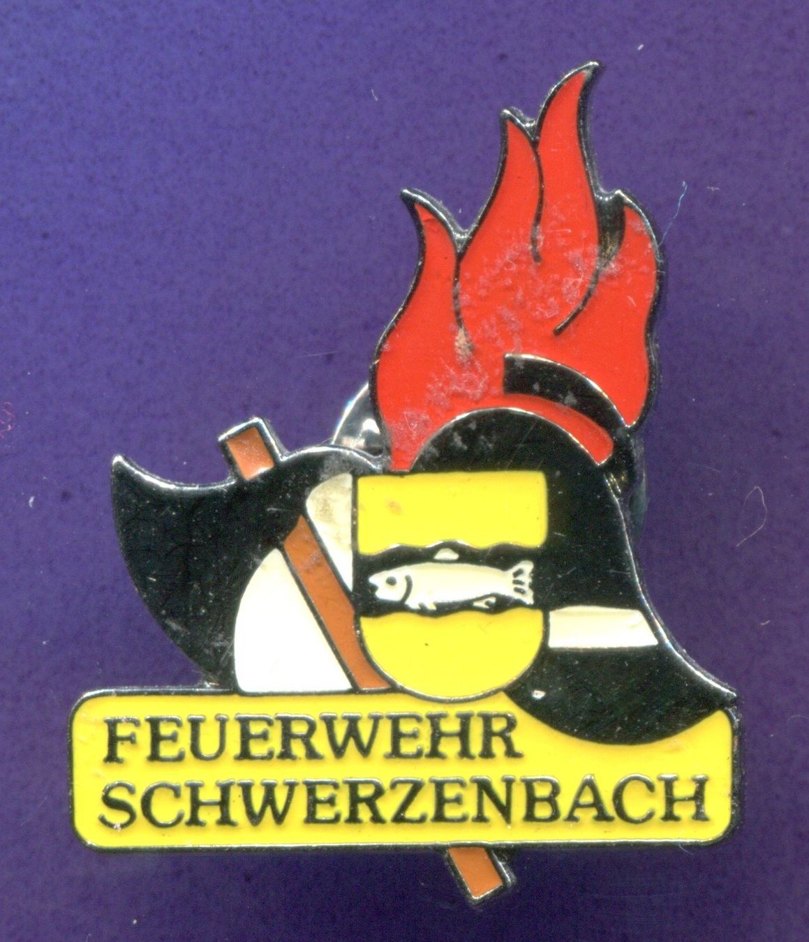 Placchette & Badge: Feuerwehr  SCHWERZENBACH – Usato da Winterthur venduto da Sammleroase