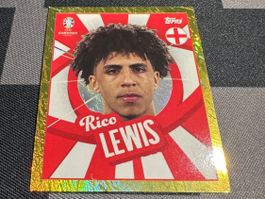 Topps EURO 2024 - Rafael Leao Portugal - Parallèle Or Suisse - Autocollant