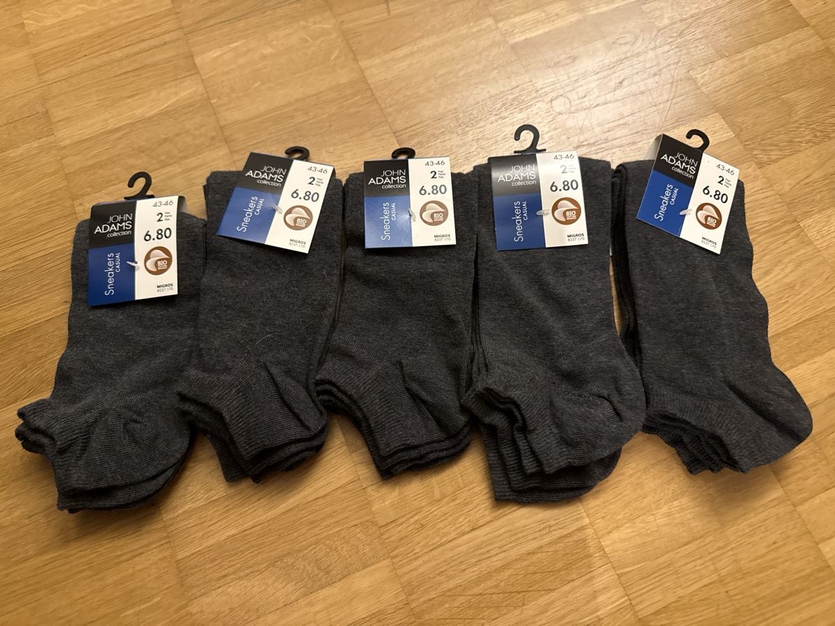 Migros Calze: Socken 43 - 46 – Nuovo e nell'imballaggio originale da Luzern venduto da Andrinos