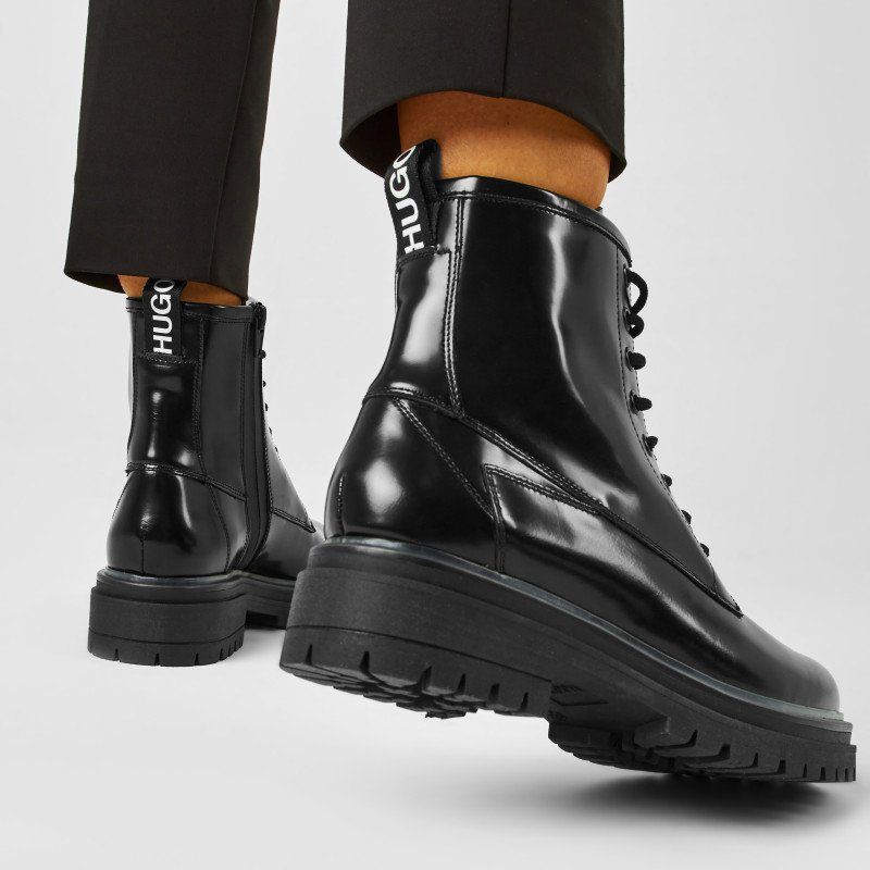 Hugo Boss Scarpe da donna: Hugo  Damen Alpha Bootie-C Combat Boots – Usato da Weiach venduto da sim_8s27