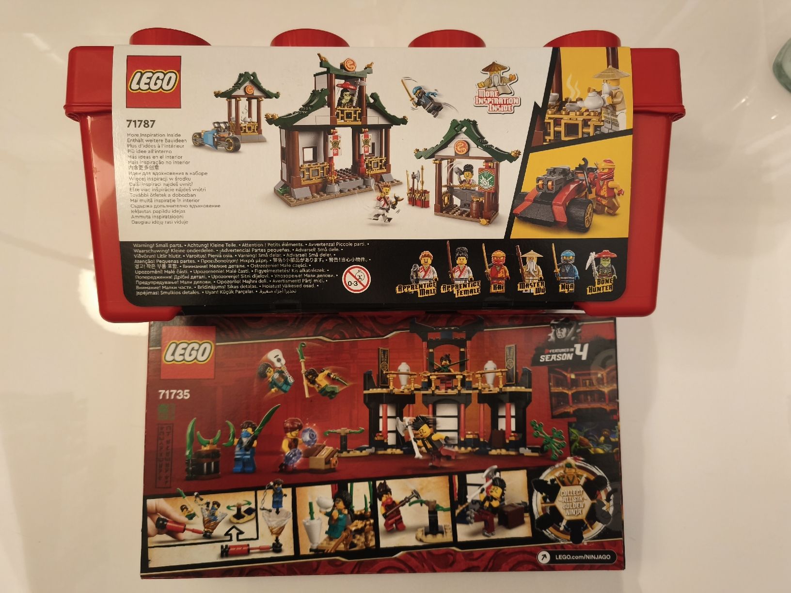 Lego Giocattoli: LEGO Ninjago 71787 + 71735, Ninja Tempel – Nuovo (secondo la descrizione) da Rüfenacht BE venduto da Morfius 1